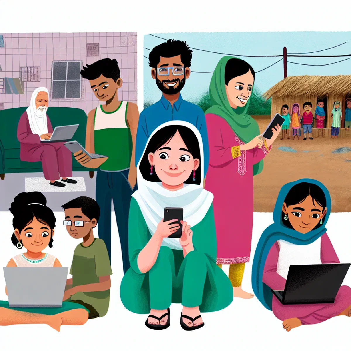 The reality behind online learning: Overcoming the digital divide