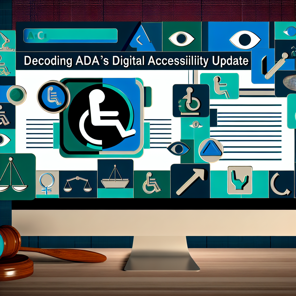 Article analysis: Accessibility in the Spotlight: Department of Justice Regulations